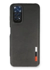 BFS  Xiaomi Redmi Note 11 Kılıf Loop Deri Silikon - Siyah
