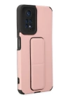BFS  Xiaomi Redmi Note 11 Kılıf Mega Standlı Silikon - Pudra