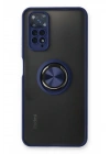 BFS Xiaomi Redmi Note 11 Kılıf Montreal Yüzüklü Silikon Kapak - Lacivert