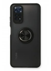 BFS Xiaomi Redmi Note 11 Kılıf Montreal Yüzüklü Silikon Kapak - Siyah