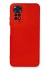 BFS Xiaomi Redmi Note 11 Kılıf Nano içi Kadife Silikon - Kırmızı