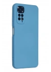 BFS Xiaomi Redmi Note 11 Kılıf Nano içi Kadife Silikon - Mavi