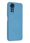 BFS  Xiaomi Redmi Note 11 Kılıf Nano içi Kadife Silikon - Mavi