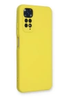 BFS  Xiaomi Redmi Note 11 Kılıf Nano içi Kadife Silikon - Sarı