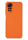 BFS  Xiaomi Redmi Note 11 Kılıf Nano içi Kadife Silikon - Turuncu