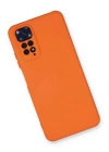 BFS  Xiaomi Redmi Note 11 Kılıf Nano içi Kadife Silikon - Turuncu