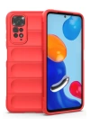 BFS  Xiaomi Redmi Note 11 Kılıf Optimum Silikon - Kırmızı