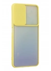 BFS Xiaomi Redmi Note 11 Kılıf Palm Buzlu Kamera Sürgülü Silikon - Sarı