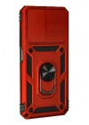 BFS Xiaomi Redmi Note 11 Kılıf Pars Lens Yüzüklü Silikon - Kırmızı