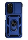 BFS Xiaomi Redmi Note 11 Kılıf Pars Lens Yüzüklü Silikon - Lacivert