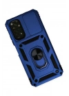 BFS Xiaomi Redmi Note 11 Kılıf Pars Lens Yüzüklü Silikon - Lacivert
