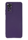 BFS  Xiaomi Redmi Note 11 Pro Kılıf First Silikon - Mürdüm