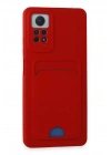 BFS Xiaomi Redmi Note 11 Pro Kılıf Kelvin Kartvizitli Silikon - Kırmızı