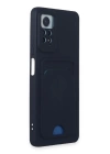 BFS  Xiaomi Redmi Note 11 Pro Kılıf Kelvin Kartvizitli Silikon - Lacivert
