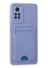 BFS  Xiaomi Redmi Note 11 Pro Kılıf Kelvin Kartvizitli Silikon - Lila