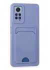 BFS Xiaomi Redmi Note 11 Pro Kılıf Kelvin Kartvizitli Silikon - Lila