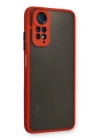 BFS  Xiaomi Redmi Note 11 Pro Kılıf Montreal Silikon Kapak - Kırmızı