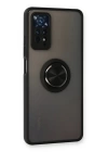 BFS  Xiaomi Redmi Note 11 Pro Kılıf Montreal Yüzüklü Silikon Kapak - Siyah