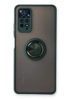 BFS  Xiaomi Redmi Note 11 Pro Kılıf Montreal Yüzüklü Silikon Kapak - Yeşil