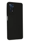 BFS  Xiaomi Redmi Note 11 Pro Kılıf Nano içi Kadife Silikon - Siyah