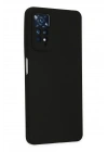 BFS Xiaomi Redmi Note 11 Pro Kılıf Nano içi Kadife Silikon - Siyah