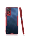 BFS  Xiaomi Redmi Note 11 Pro Kılıf Platin Silikon - Kırmızı