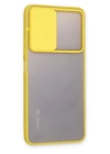 BFS  Xiaomi Redmi Note 11 Pro Plus 5G Kılıf Palm Buzlu Kamera Sürgülü Silikon - Sarı
