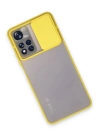 BFS  Xiaomi Redmi Note 11 Pro Plus 5G Kılıf Palm Buzlu Kamera Sürgülü Silikon - Sarı