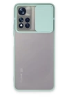 BFS  Xiaomi Redmi Note 11 Pro Plus 5G Kılıf Palm Buzlu Kamera Sürgülü Silikon - Turkuaz