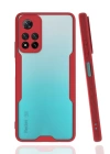 BFS  Xiaomi Redmi Note 11 Pro Plus 5G Kılıf Platin Silikon - Kırmızı