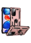 BFS  Xiaomi Redmi Note 11 Pro Plus 5G Kılıf Sofya Yüzüklü Silikon Kapak - Rose