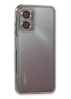 BFS  Xiaomi Redmi Note 11E Kılıf Razer Lensli Silikon - Gümüş