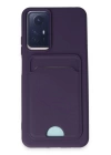 BFS  Xiaomi Redmi Note 11S Kılıf Kelvin Kartvizitli Silikon - Derin Mor