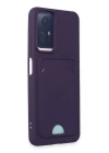 BFS  Xiaomi Redmi Note 11S Kılıf Kelvin Kartvizitli Silikon - Derin Mor