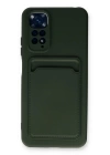 BFS  Xiaomi Redmi Note 11S Kılıf Kelvin Kartvizitli Silikon - Koyu Yeşil