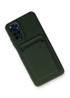 BFS  Xiaomi Redmi Note 11S Kılıf Kelvin Kartvizitli Silikon - Koyu Yeşil