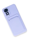 BFS  Xiaomi Redmi Note 11S Kılıf Kelvin Kartvizitli Silikon - Lila