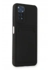 BFS  Xiaomi Redmi Note 11S Kılıf Kelvin Kartvizitli Silikon - Siyah