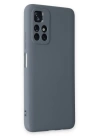 BFS  Xiaomi Redmi Note 11T Kılıf Nano içi Kadife Silikon - Gri