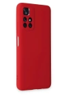 BFS  Xiaomi Redmi Note 11T Kılıf Nano içi Kadife Silikon - Kırmızı