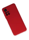 BFS  Xiaomi Redmi Note 11T Kılıf Nano içi Kadife Silikon - Kırmızı