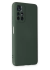 BFS  Xiaomi Redmi Note 11T Kılıf Nano içi Kadife Silikon - Koyu Yeşil
