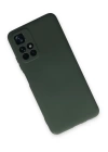 BFS  Xiaomi Redmi Note 11T Kılıf Nano içi Kadife Silikon - Koyu Yeşil
