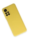 BFS  Xiaomi Redmi Note 11T Kılıf Nano içi Kadife Silikon - Sarı