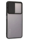 BFS  Xiaomi Redmi Note 11T Kılıf Palm Buzlu Kamera Sürgülü Silikon - Siyah