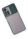 BFS  Xiaomi Redmi Note 11T Kılıf Palm Buzlu Kamera Sürgülü Silikon - Yeşil