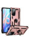 BFS  Xiaomi Redmi Note 11T Kılıf Sofya Yüzüklü Silikon Kapak - Rose