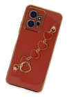 BFS  Xiaomi Redmi Note 12 4G Kılıf Esila Silikon - Kırmızı