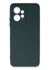 BFS  Xiaomi Redmi Note 12 4G Kılıf First Silikon - Koyu Yeşil