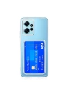 BFS  Xiaomi Redmi Note 12 4G Kılıf Kart Şeffaf Silikon - Şeffaf